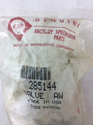 Whirlpool 285144 Washer Washing Machine Valve FSP (OEM) | eBay