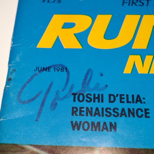 Rare Toshi d'Elia "Toshi" Autograph USATF Hall Of Fame Female Distance Runner - Picture 2 of 4