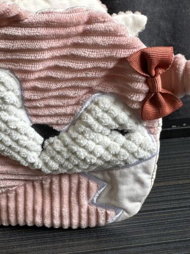 Gerber Modern Moments Plush Stuffed Fox Activty Book Sensory Ribbed Waffle Weave - Picture 2 of 23