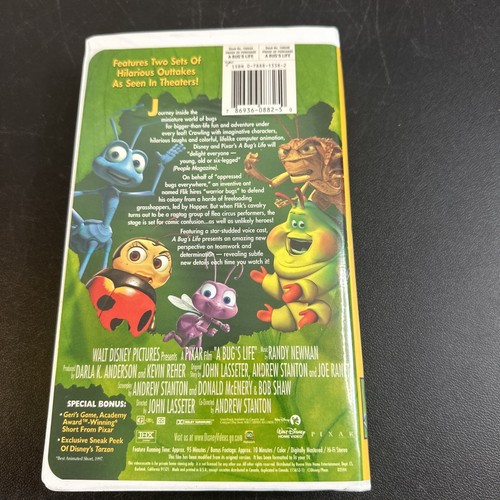 Walt Disney Classic "A Bugs Life" VHS Tape Pre-Owned Very Good Condition - Picture 2 of 4