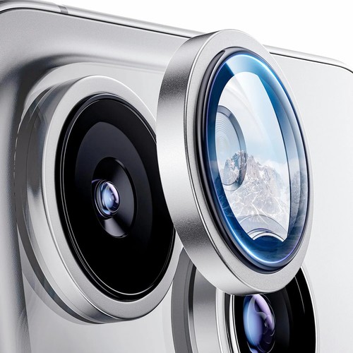 Original Color Metal Glass Camera Lens Rings Protector Cap For iPhone 16 Pro Max - Picture 30 of 34