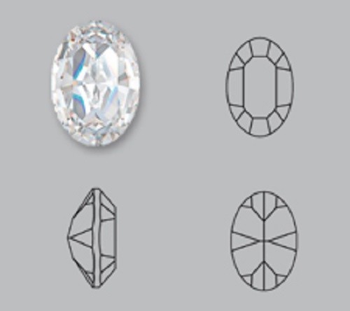 GENUINE SWAROVSKI CRYSTAL SHAPES & FANCY STONES FOILED FLATBACK & SETTING GEMS - Picture 139 of 156