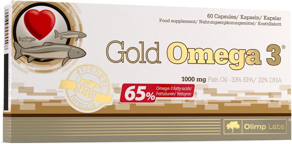 Olimp Gold Omega 3 - 60 Cápsulas - Ácidos grasos Omega 3 Foto 2 de 4