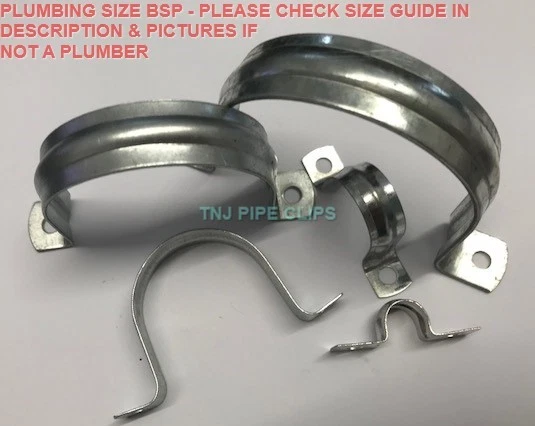 1 X Steel Pipe Tube Cable Clamp Saddle Fixing 1 8