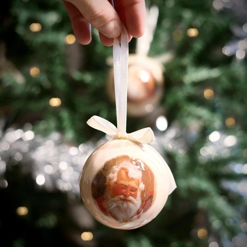 6pcs Christmas Baubles, Christmas Tree Decorations Vintage Polyfoam Xmas Baubles - Picture 18 of 47