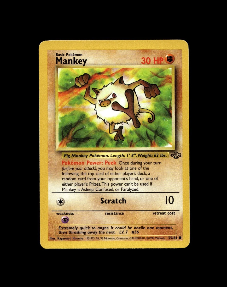 mankey pokemon card price Mankey Pokemon Card for sale