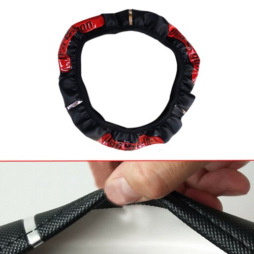 15''/38cm PU Leather Steering Wheel Cover Anti-slip Protector Car Accessories - Picture 8 of 12