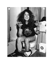OZZY OSBOURNE Bathroom Toilet Metal Aluminum Sign 8"x10"