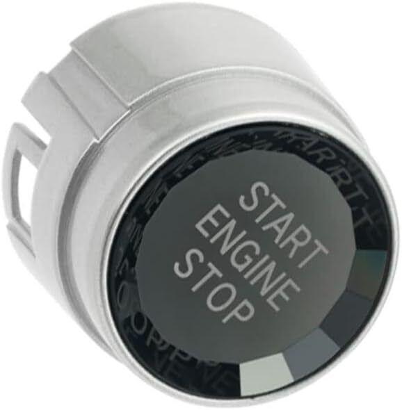 Start Stop Engine Push Button Switch Cover Crystal For BMW F Chassis F30 Silver