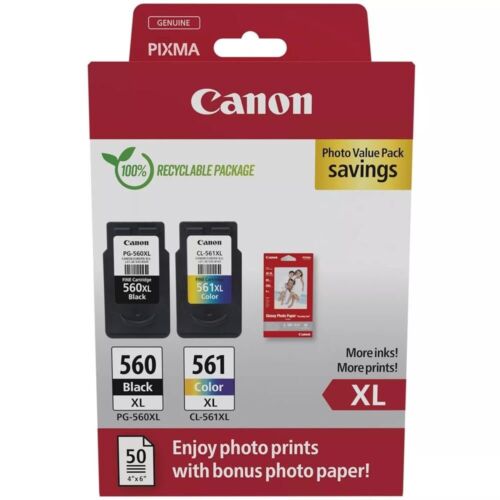Canon PG-560XL + CL-561XL schwarz, color Druckkop NEU - Bild 1 von 3