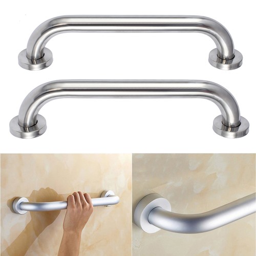 2X Stainless Steel Bathroom Shower Grab Bar Safety Handrail Wall Support Handle - Picture 15 of 20