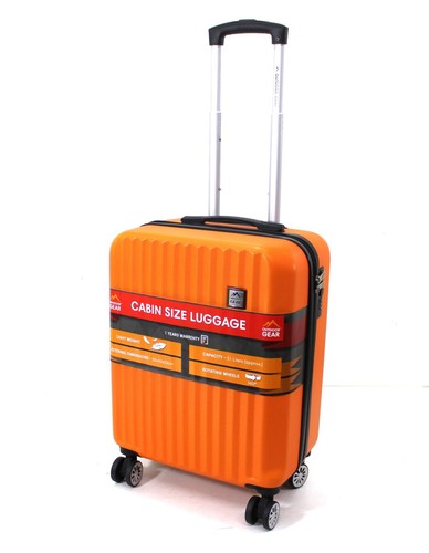 55x40x23cm 4 Wheel Suitcase Hard Shell Carry On Cabin Bag Trolley Hand Luggage - Picture 42 of 67