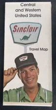1978 Central & Western United States  road map Sinclair gas oil