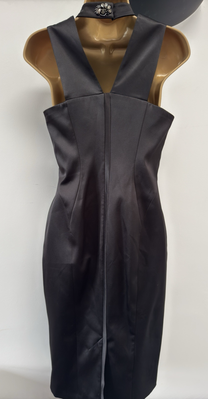 Hauts Karen Millen Body Moulant à Col Montant Et Manches Longues Pour Femme Noir