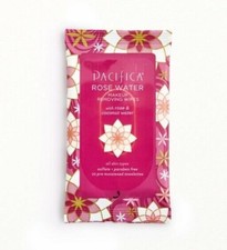 PACIFICA Rose Water Makeup Removing Wipes 10 ct w/ Coconut NEW SEALED AUTHENTIC