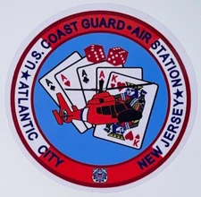 USCG Coast Guard Air Station Atlantic City New Jersey Sticker Waterproof D280