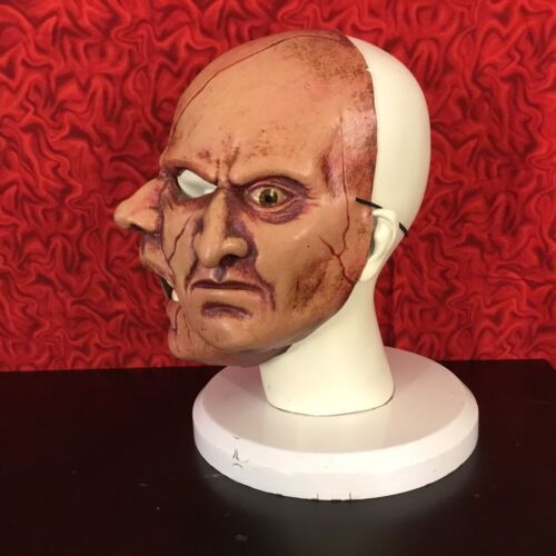 Creepy 3 FACE Mask With Movable Mouth Halloween - Picture 7 of 7