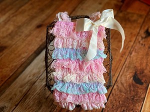 lace ruffle romper baby