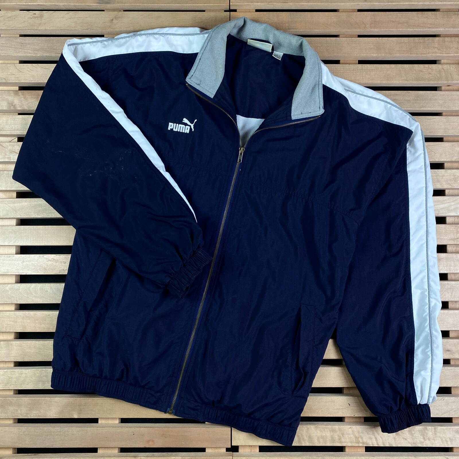 Puma Vintage Mens Bomber Jacket in Size XL-image