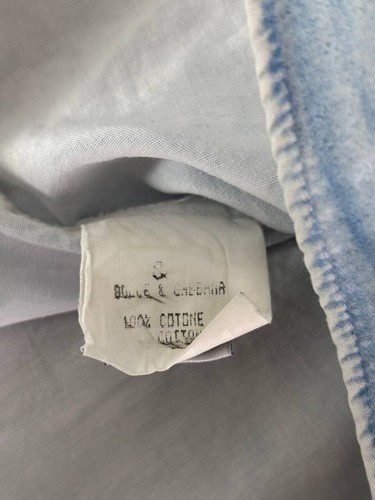 Dolce&Gabbana Blue Button Down Shirt Short Sleeve Size 50 Vintage - Picture 7 of 8
