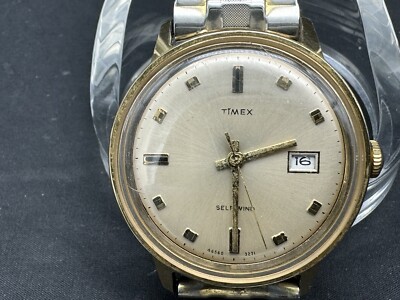 Vintage 1971 Men's Timex Viscount Automatic Watch 46560 3271