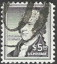 SC#1053 - $5 Alexander Hamilton Used