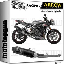 ARROW SCARICO RACE VELOCE ALLUMINIO NERO C TRIUMPH STREET TRIPLE 765 2020 20