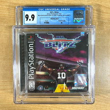 NFL Blitz (Sony PlayStation 1 PS1 1997) Black Label CGC 9.9 A+ Factory Sealed