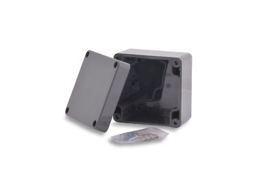 BOXEXPERT ABS Industriegehäuse Elbe 82x80x55mm IP66 Lichtgrau Leergehäuse IK07