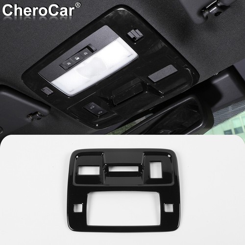 Black Front Reading Light Lamp Panel Frame Cover Trim for Chevrolet Camaro 10-15 - Imagen 9 de 9