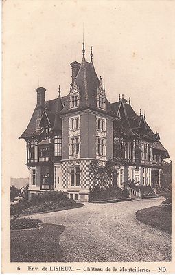 CPA CA. DE LISIEUX CHATEAU DE LA MONTEILLERIE