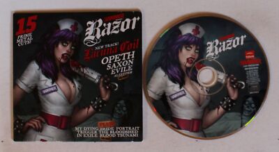 Razor UK Cardcover CD 2009 Lacuna Coil Opeth Saxon Alestorm Evile My Dying Bride