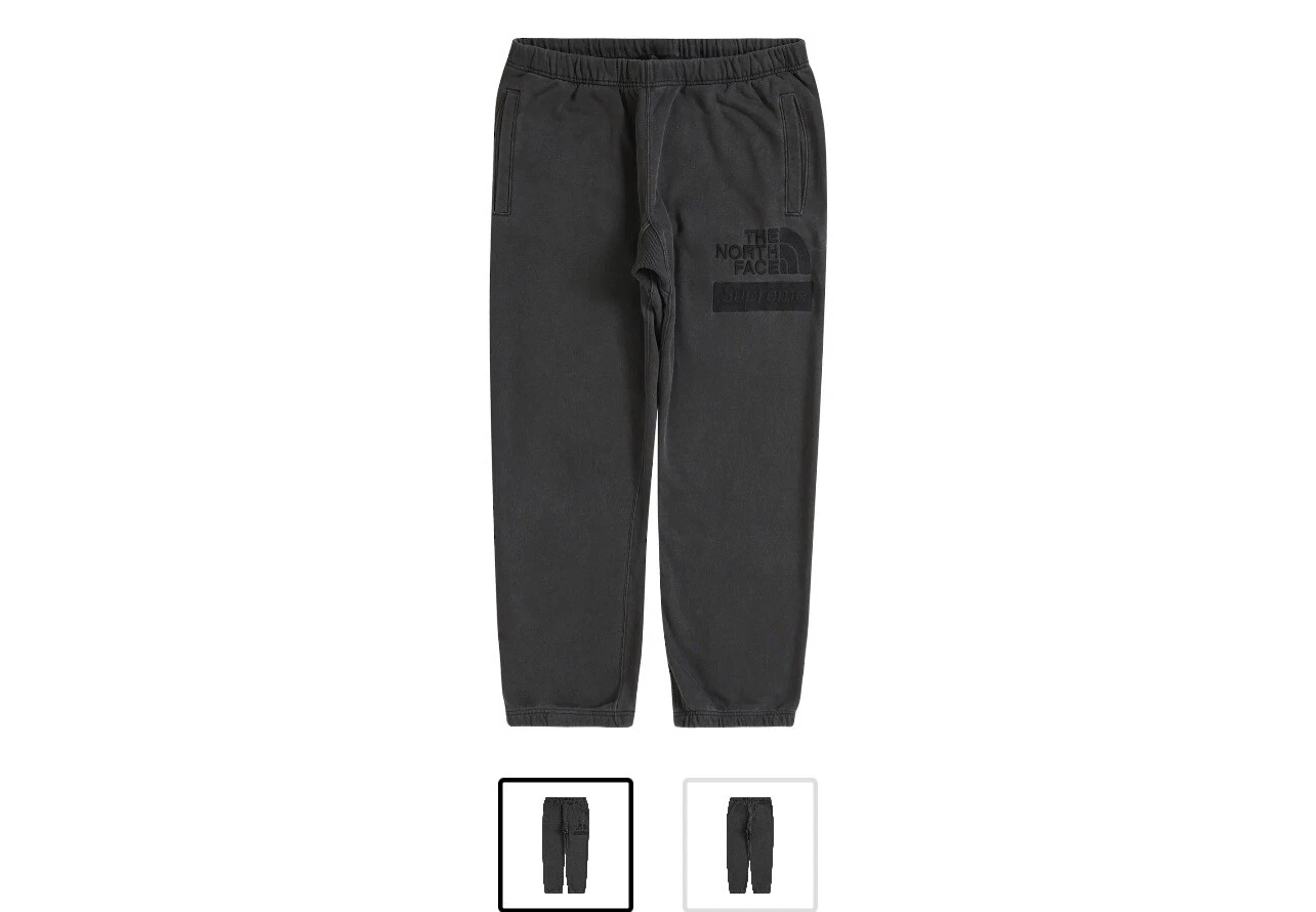 Pantalon de survêtement imprimé pigment Supreme The North Face TNF noir moyen M BOGO FW22 DS