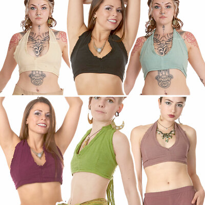 Psy Trance Festival BH-Top, Goa Clothing, Rückenfreies Bikinioberteil, Rave Bikini BH