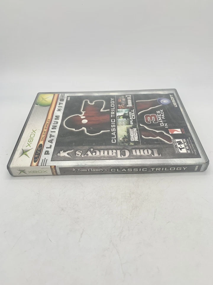 Tom Clancy's Classic Trilogy (Microsoft Xbox, 2003) Fully Tested No Manual - Image 2 of 4