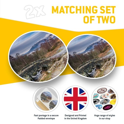 2 x Vinyl Stickers 20cm - Skiddaw Mountain Derwentwater England #46303 - Bild 2 von 8