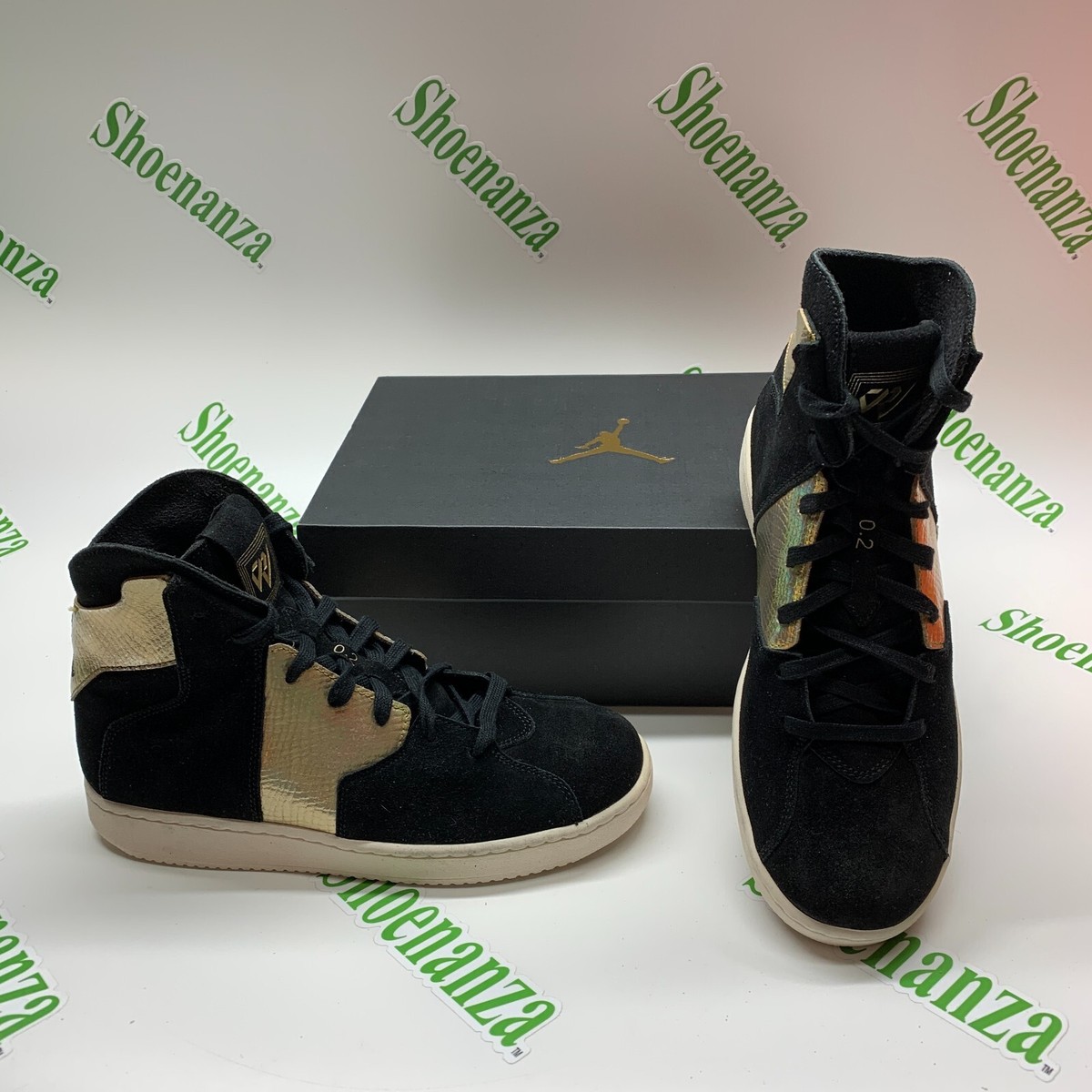 Nike Jordan Westbrook 0.2 E 921145 032 Black Gold Suede 