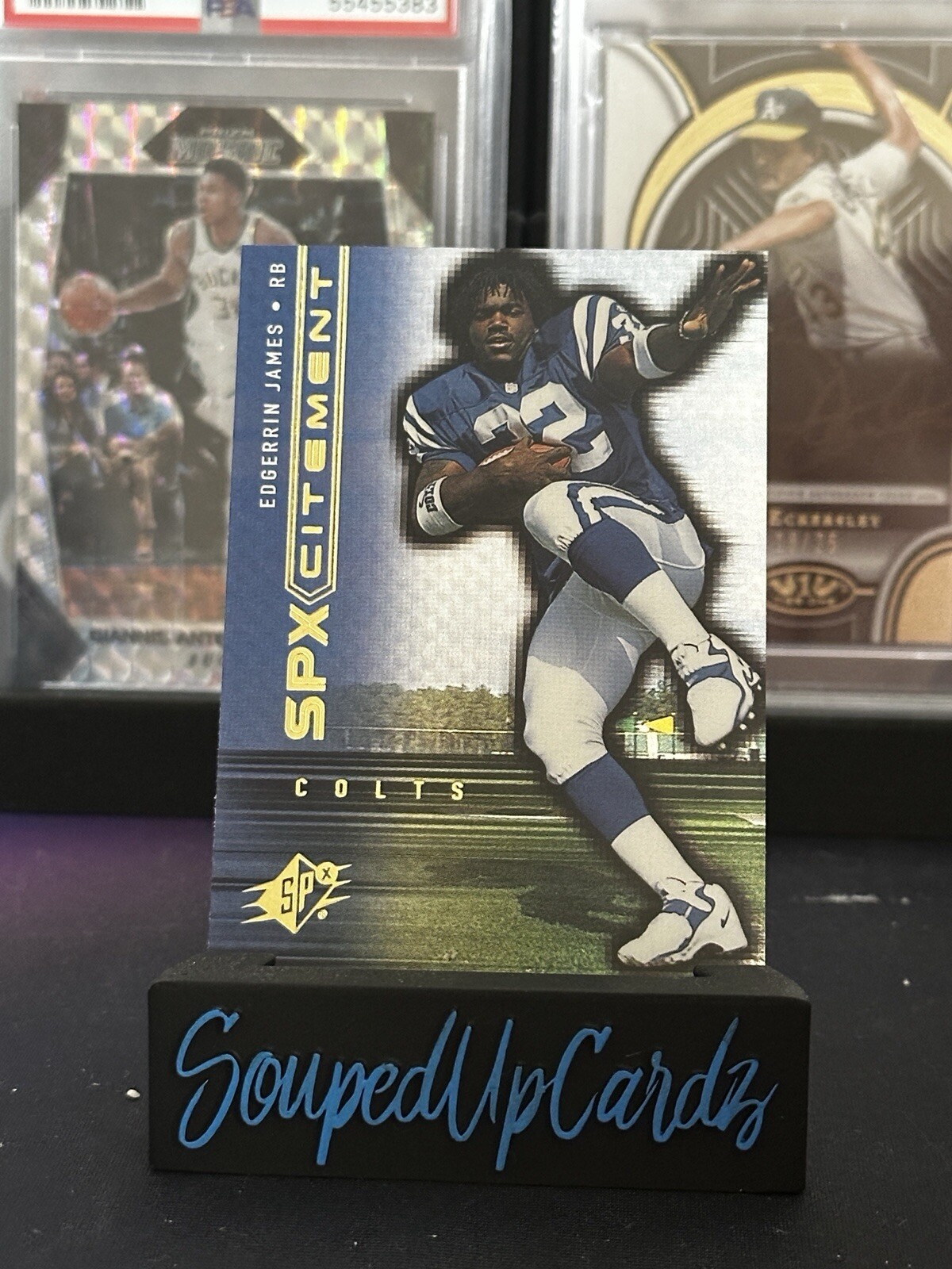 1999 SPx SPxcitement Edgerrin James Rookie Card #S2 Indianapolis Colts