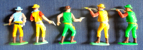 Collection of Cowboy figures - plastic 70mm (approx.) - Picture 4 of 4