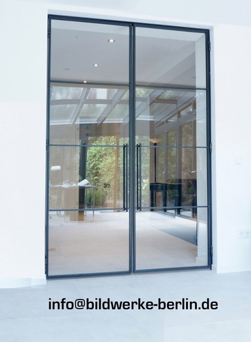 Bauhaus Stahl-Loft Türen, Fabriktüren, Lofttüren. Aus Vollmaterial - nach Maß. - Bild 10 von 12