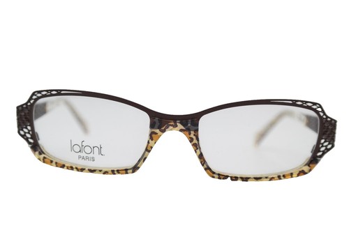 Jean Lafont Niki Eyeglasses FRAMES 380 leopard Skin 50[]14  display picture 2
