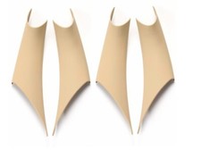 4 pcs Beige Interior Door Handle Panel Cover Trim for BMW 3 4 Series F30 F31 M3