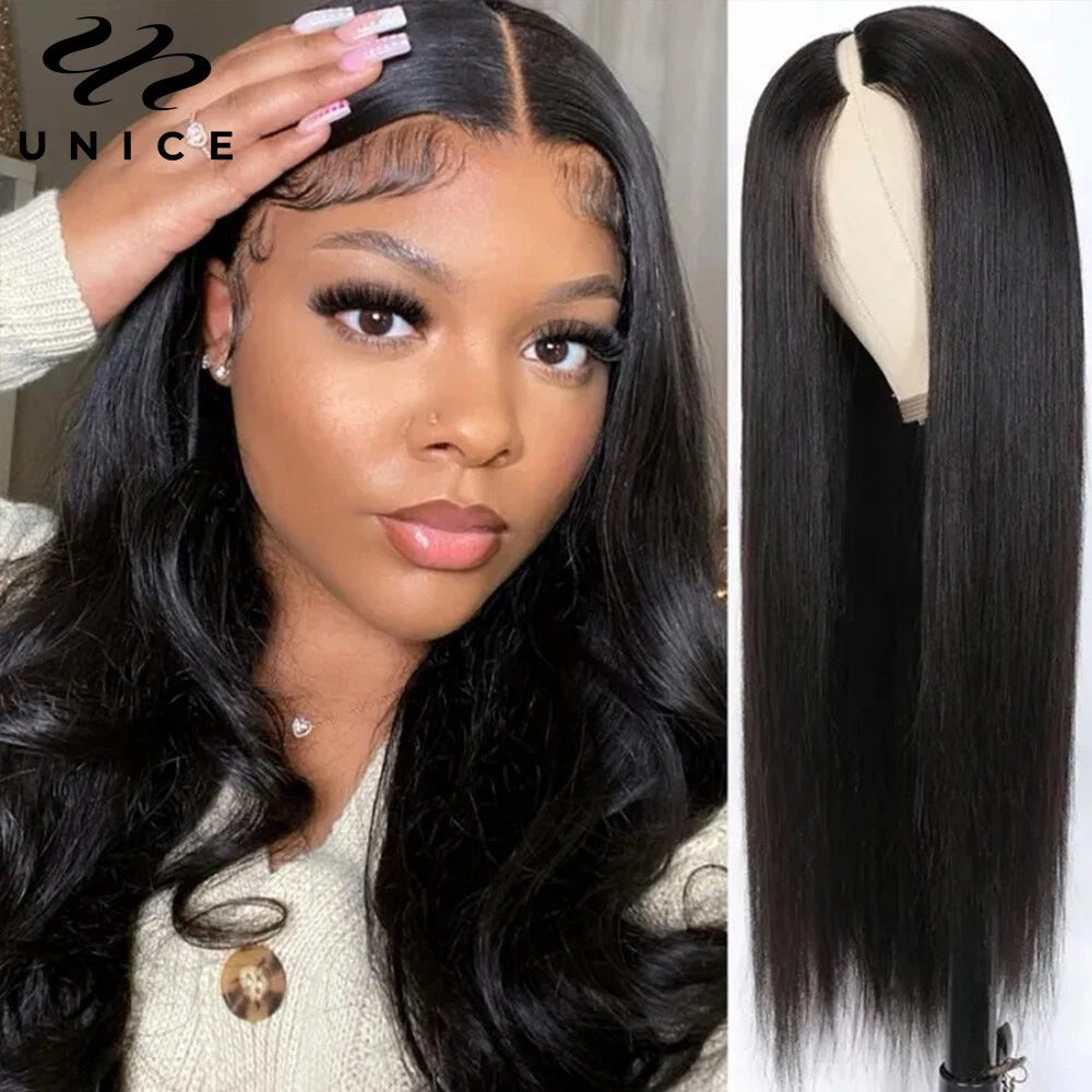 U top lace wig