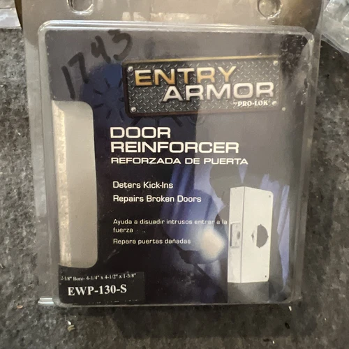 Pro-Lok Entry Armor EWP-130-S Door Reinforcer Deters Kick-ins Repair Broken Door