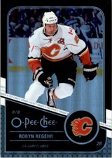 2011-12 O-PEE-CHEE OPC BLACK RAINBOW ROBYN REGEHR 005/100 CALGARY FLAMES #231