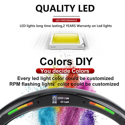  4th Gen LED Performance Steering Wheel Race Digital Display Shift Indicator