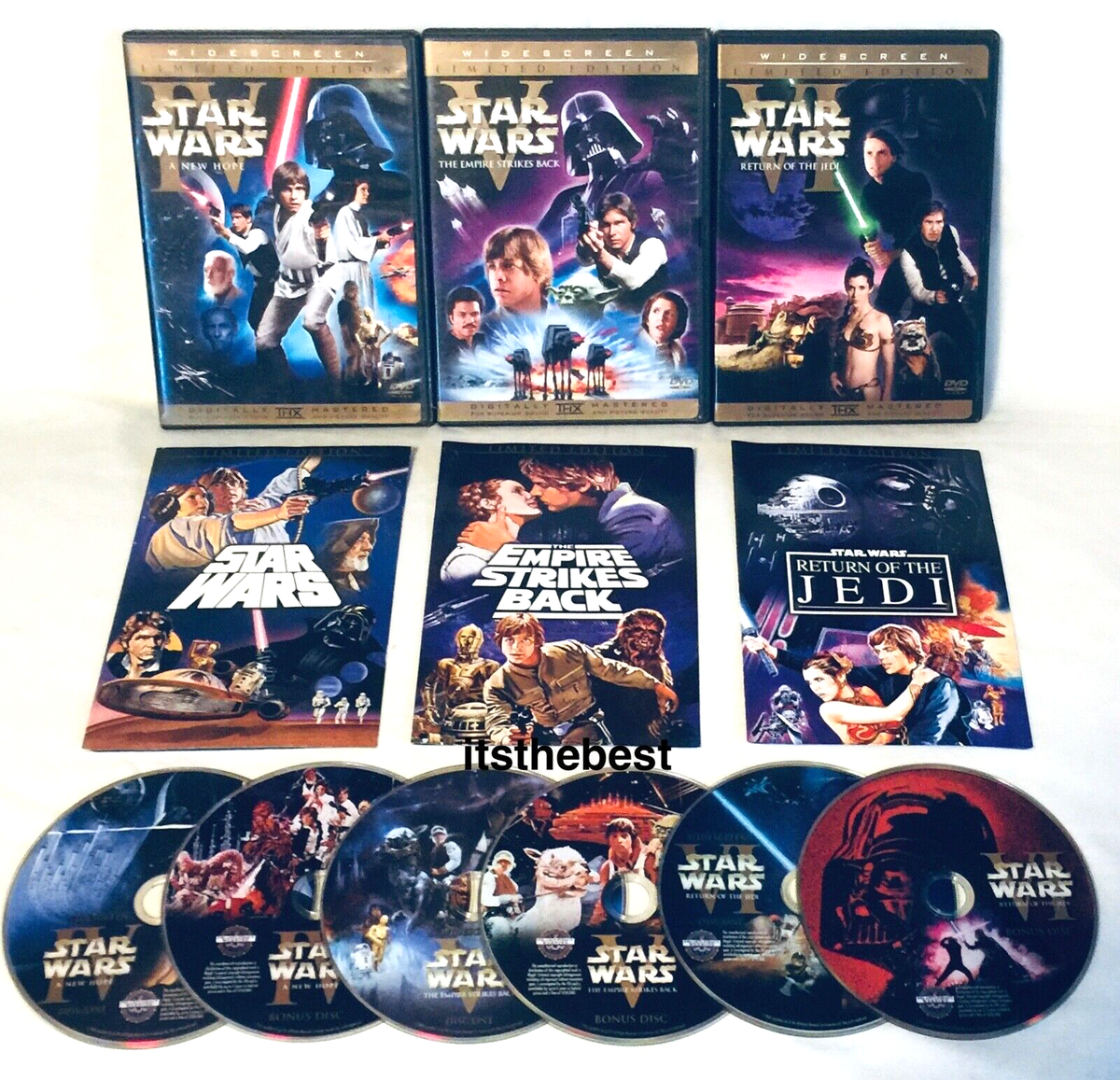Star Wars Limited Edition Original Theatrical Unaltered Trilogy