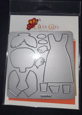 DELTA CUTS 4x4 Scrapbooking Cutting Die Grandma Family Grandmother Paper Piecing