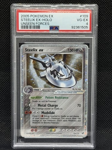 Steelix ex graded PSA 4 for sale on eBay
