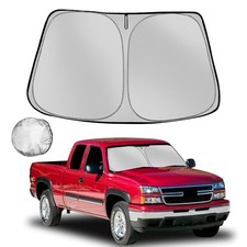Windshield Sun Shade Foldable Sun for 1999-2006 Che-vrolet/Chevy Silverado
